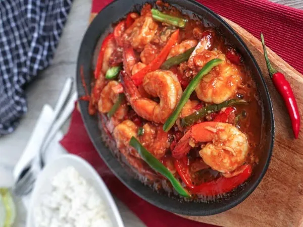 Sizzling Shrimp