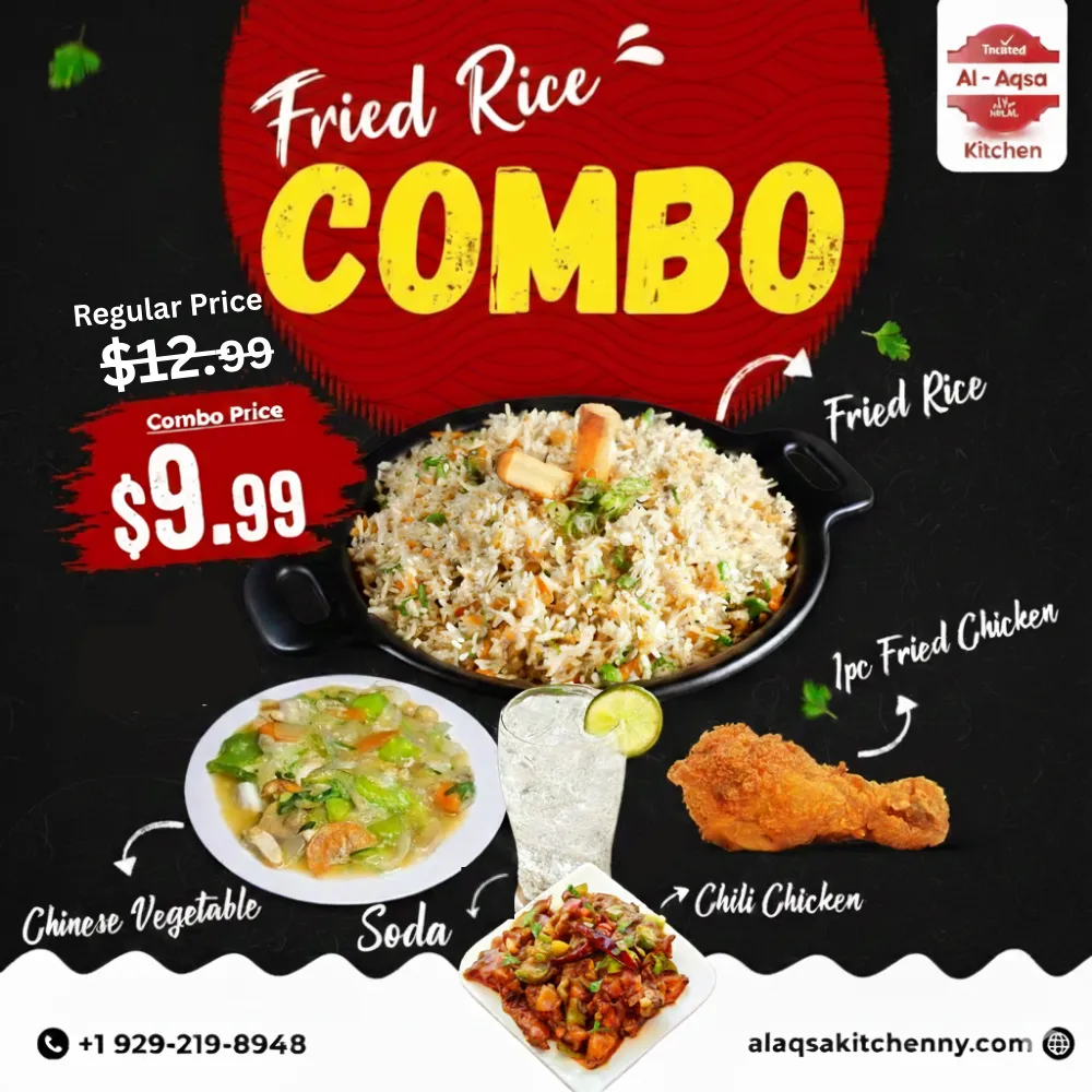 Deal Under $10 - Fried Rice Combo