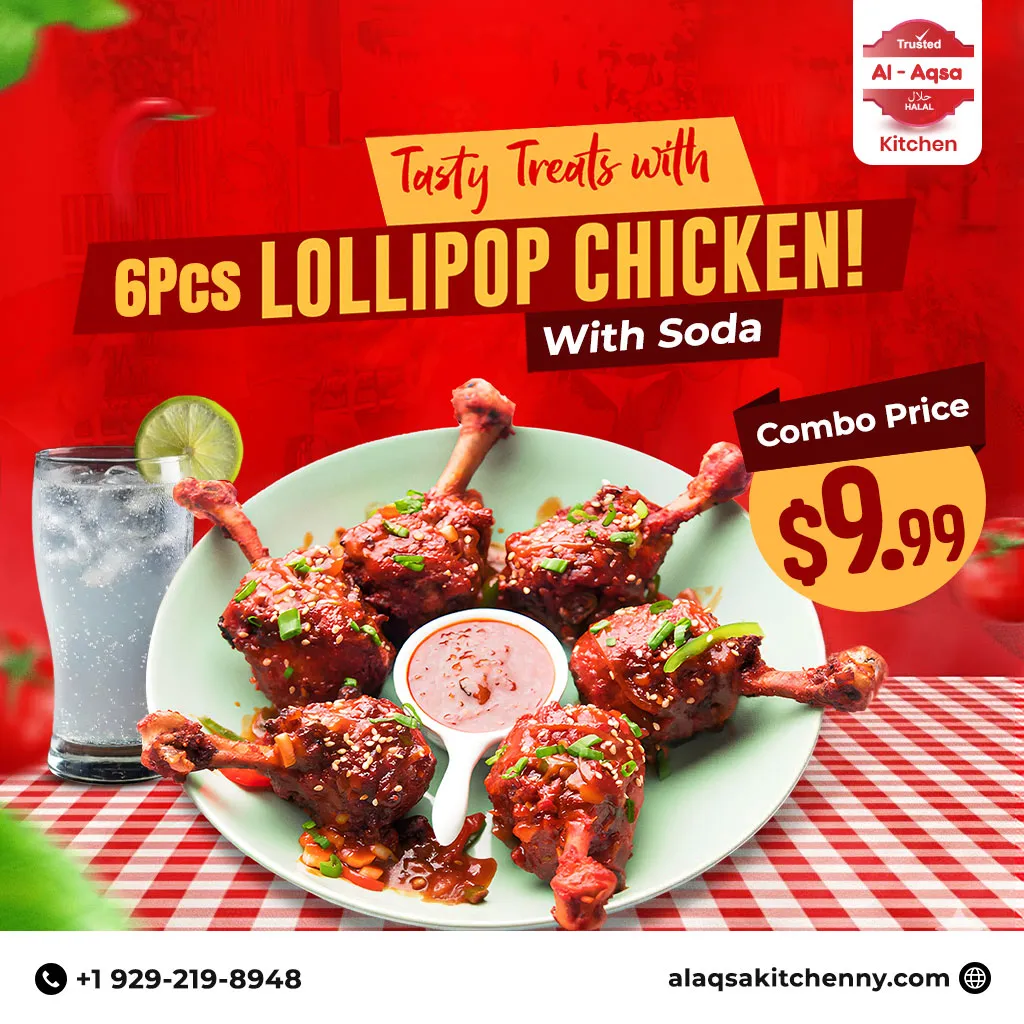 Deal Under $10 - Lollipop Chicken Combo